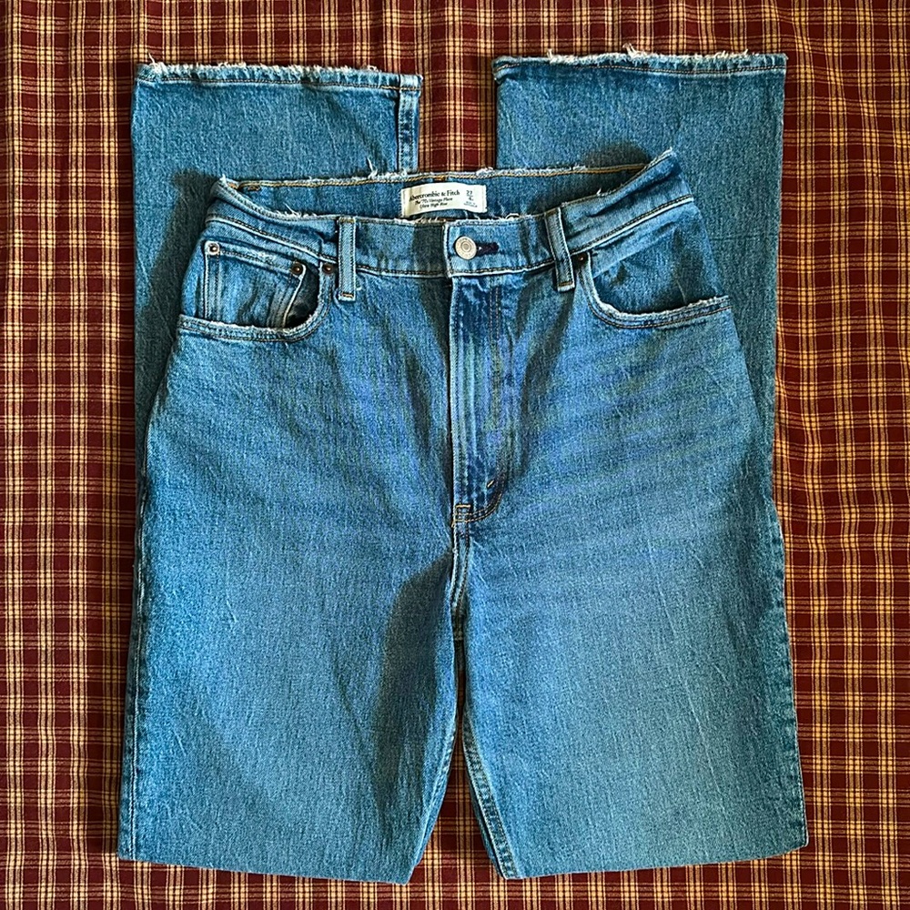 Abercrombie & Fitch Blue Flare Jeans